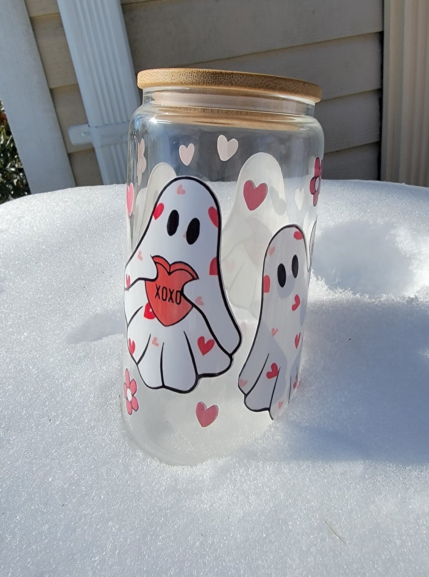 Ghostly Glass Tumbler