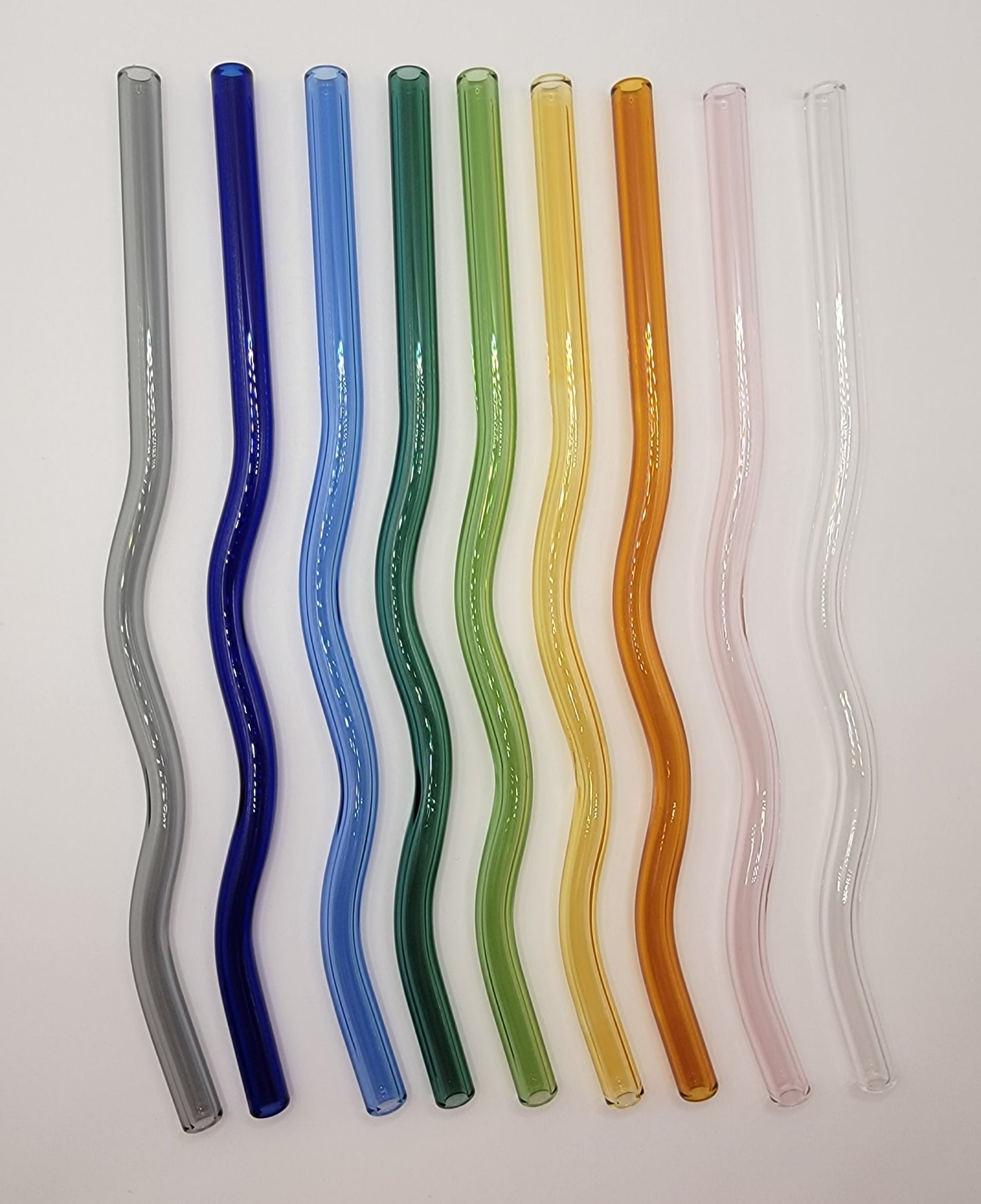 Wavy Glass Straw