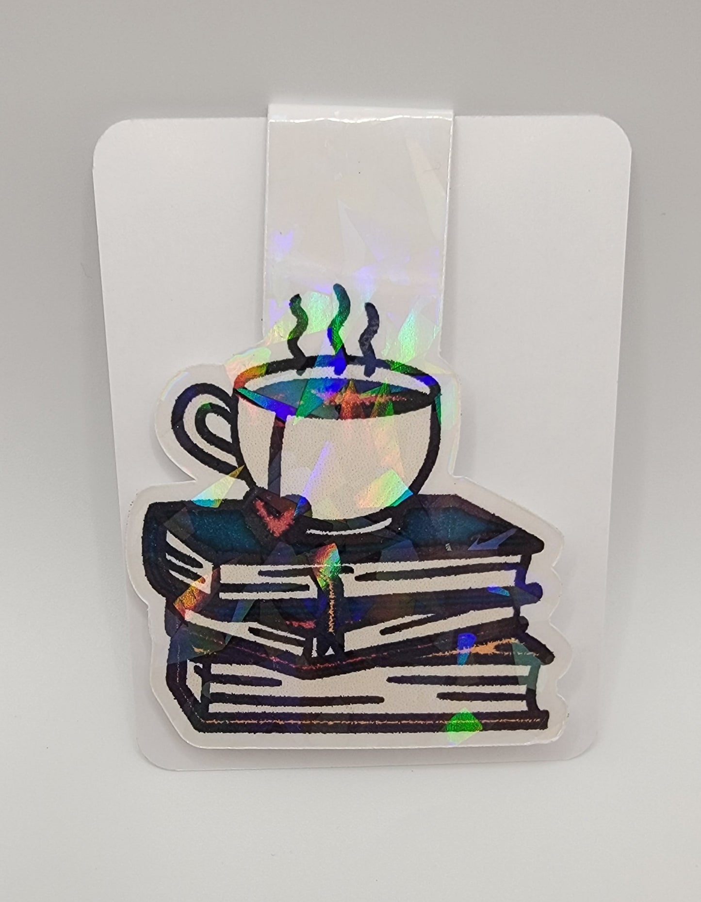 Coffee & Book Lover Magnetic Bookmark