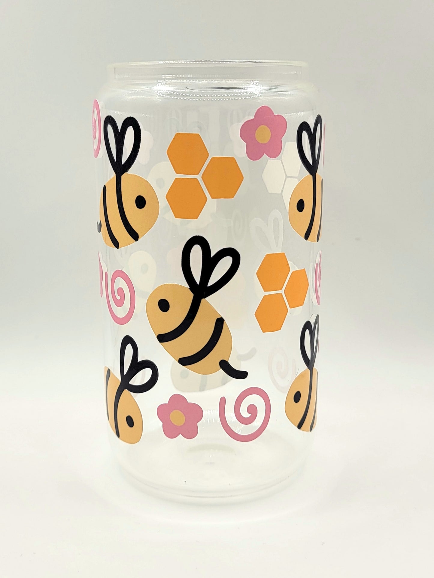 Bee-utiful Glass Tumbler