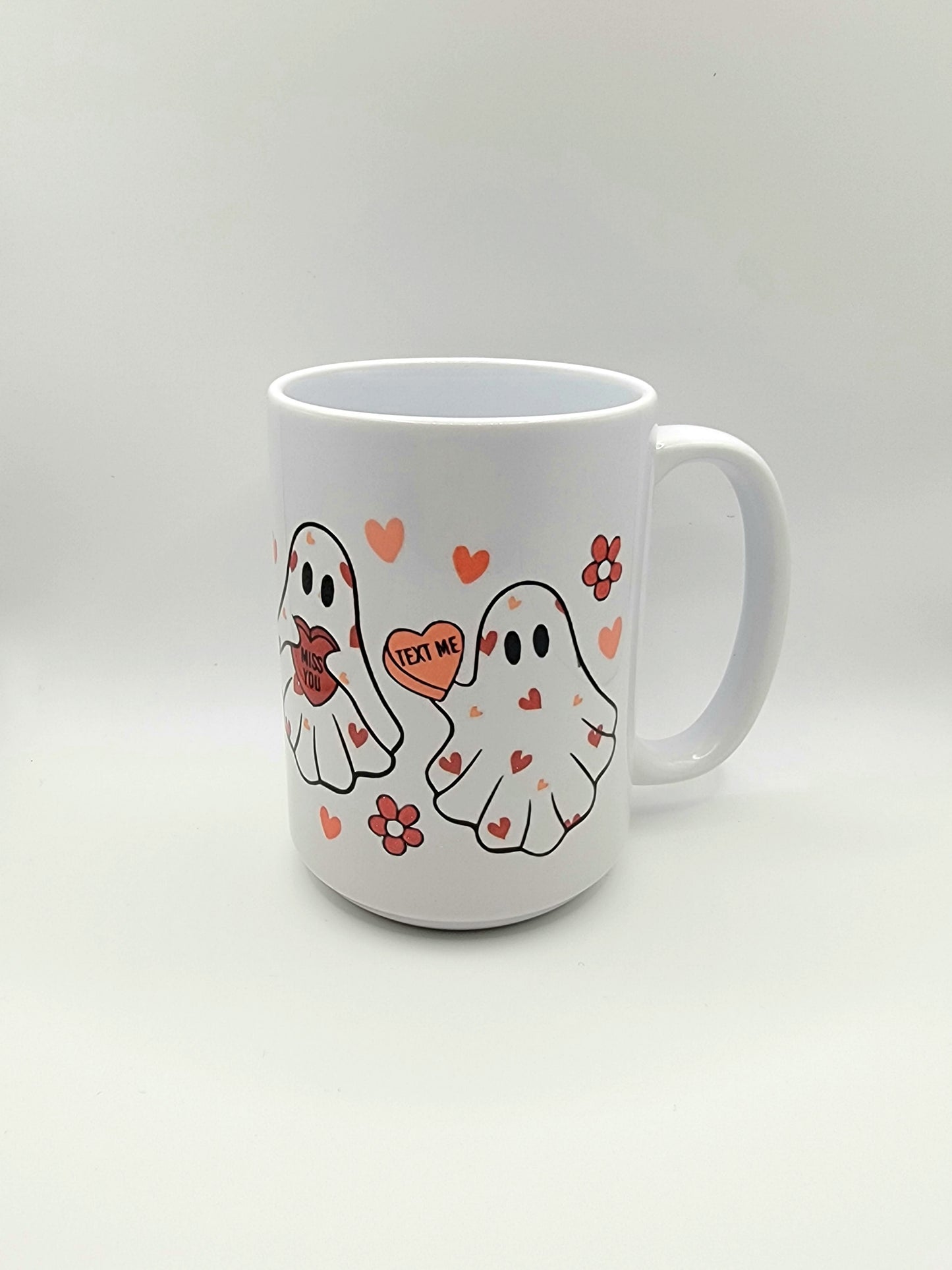 Ghostly Ceramic Mug-15 oz