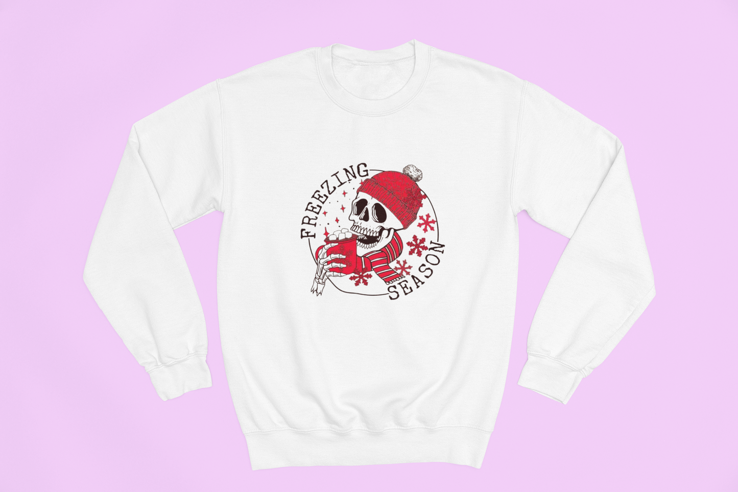 Freezing Season-Red Sweatshirt