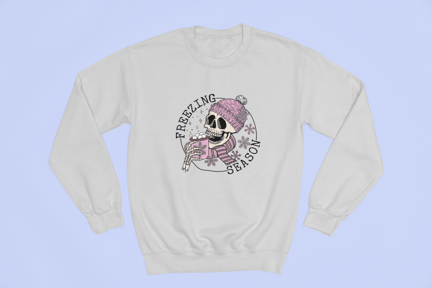 Freezing Season-Pink Sweatshirt