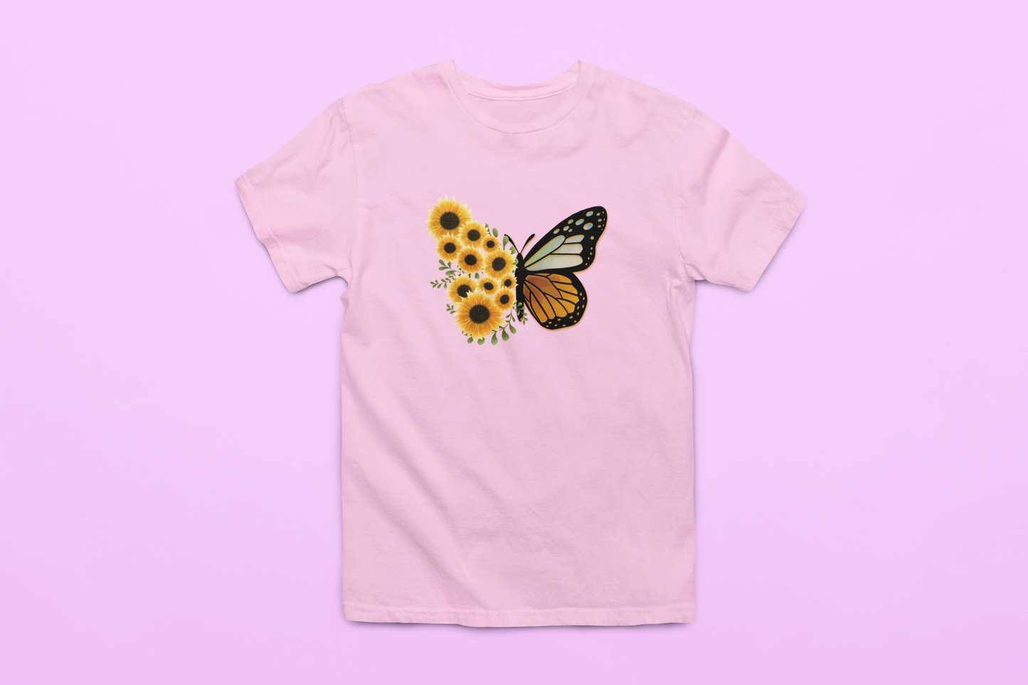 Butterfly-Sunflowers T-Shirt